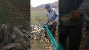 Дровокол с бензиновым двигателем