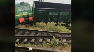 Два поезда столкнулись в Санкт-Петербурге