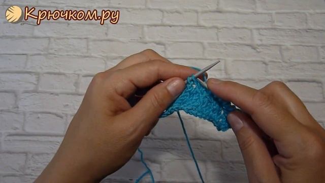 Красивый узор для пледа спицами