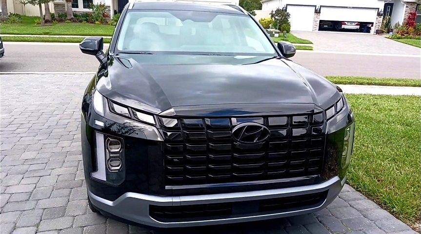 Покупка нового Hyundai Palisade 2023 года в автосалоне Америки и небольшой обзор на него смотреть онлайн