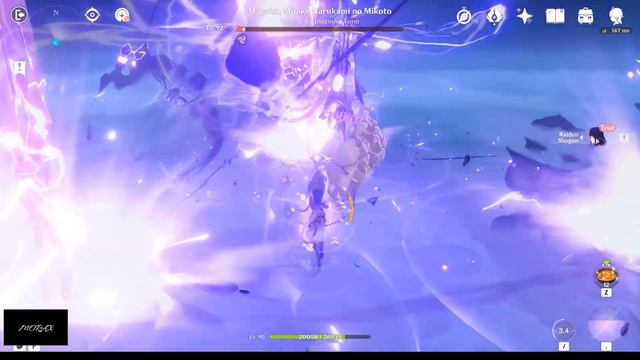 Raiden Shogun Story Cutscene Act 2 and Final Boss Fight - Genshin Impact (Ei, Raiden Makoto, Puppet