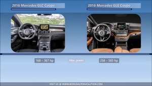2016 Mercedes GLC Coupe vs 2016 Mercedes GLE Coupe comparison