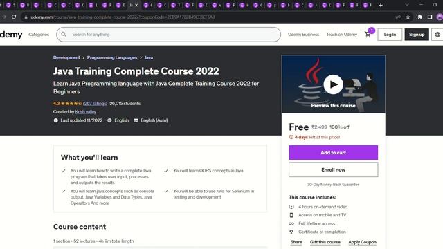 Get 25 Free Udemy Course With Certificate | Get Free Udemy Coupon Codes | Free python , php , java смотреть онлайн