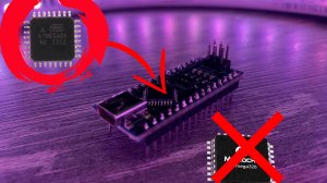 Как заменить ATmega328 на ATmega8?