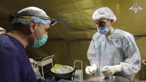 Работа военных медиков ЗВО в зоне СВО