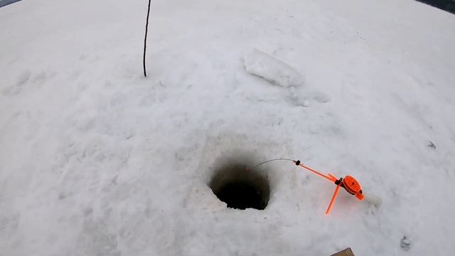 Рыбалка в глухозимье на Сурском водохранилище.Ловля окуня на стоячку.Окунь разогнал всего леща.