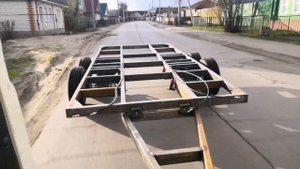 Прицеп с независимой пневмоподвеской