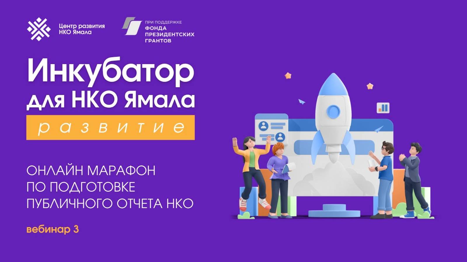 3 вебинар марафона по подготовке  публичного отчета НКО, 14 апреля 2024, спикер Инна Тереш