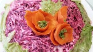 Самый вкусный ? салат Селёдка под шубой с яблоком ?. #рецептсалата