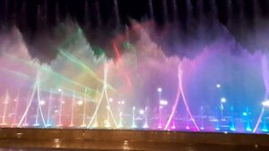 Самарканд Сити. музыкальный фонтан