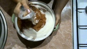 "Живое" варенье - Малина протертая с сахаром