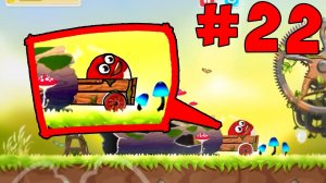 Красный шарик собирает монеты 22 серия  Мультик про Red Roller Ball 4 Игры на телефон