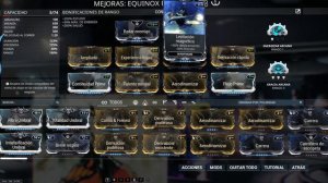 Warframe - Build de Equinox soporte para lvl en cooperativo en Sedna: Adaro