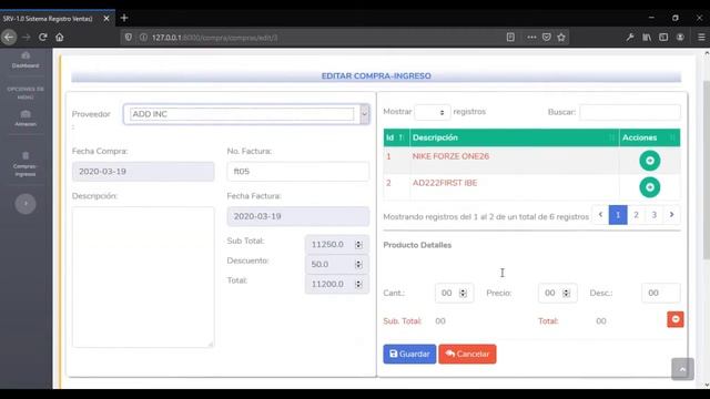 Sistema Facturación Python Django (compras)part02 смотреть онлайн