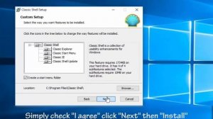 How to: Install Classic Shell in Windows 10!!! (HD)