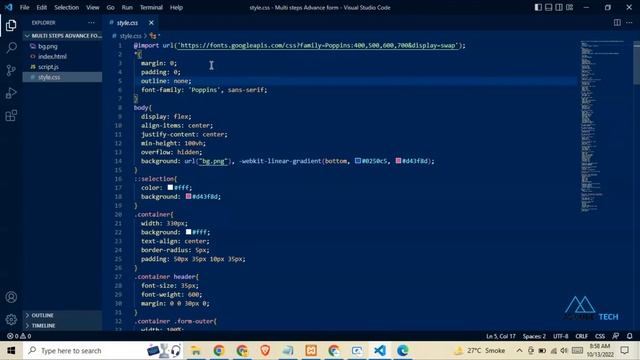 Multi Steps Advance Form Using Html Css and JavaScript | Form Submit #form #contactform