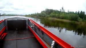 Казанка М мотор Меркури р. Аган тест скорости.