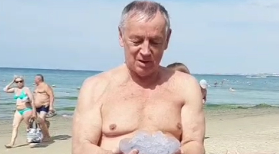 Актёр Николай Денисов поймал медузу голыми руками