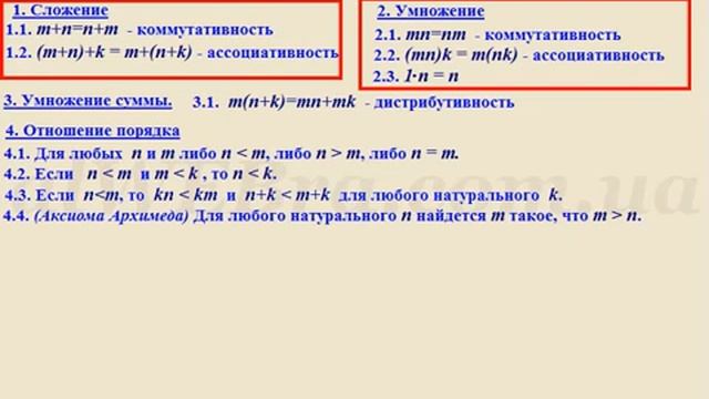 Числовые множества натуральные и целые числа смотреть онлайн