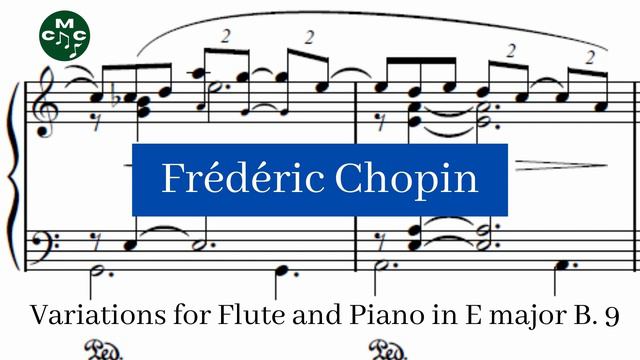 Frédéric Chopin - Variations for Flute and Piano in E major, B. 9 смотреть онлайн