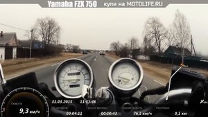 YAMAHA FZX750 + тестдрайв