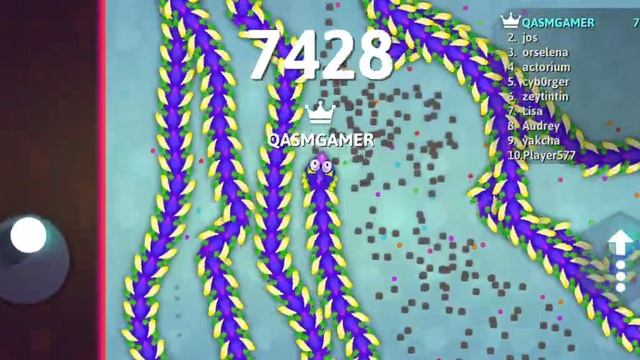 My first Game of snake i.o #QASIM GAMER смотреть онлайн