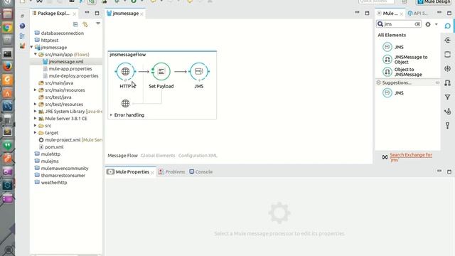 Mule: Jms Connector using ActiveMQ смотреть онлайн