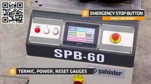 Sahinler SPB 60 и SPB 76, Трубогиб электромеханический, обзор