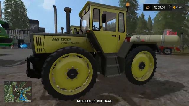 PRESENTATION PACK MERCEDES FARMING SIMULATOR 17