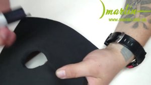 Как вклеить неопреновый гульфик Marlin для гидрокостюма