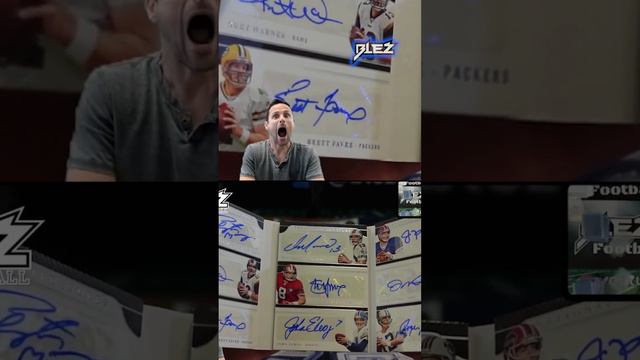 Pulling a MASSIVE Hall of Fame NFL Quarterbacks Autograph Booklet #nfl #football #sportscards #blez