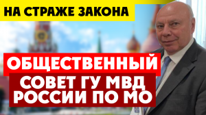 На страже закона: Леонид Романов председатель Общественного Совета при ГУ МВД по МО