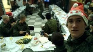 Калмык танцует в Армии России