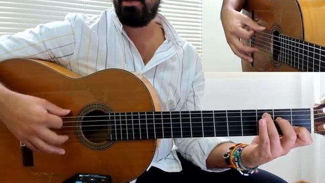? Flamenco Guitar Course Level 1/7 - Lesson 2 - Transition F7Maj to C on rythm смотреть онлайн