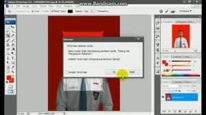 Tutorial Ganti Background dan membuat foto ukuran 4x6 dengan Photoshop CS3