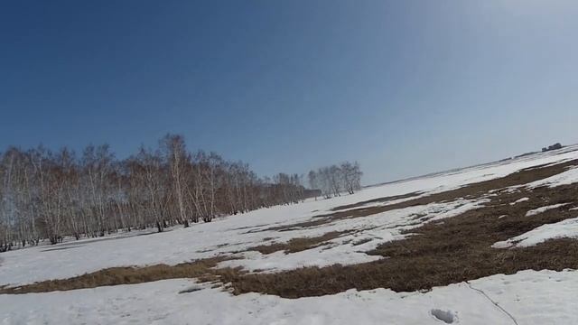 Таврический район Омской области (середина апреля)_Tavrichesky district Omsk region (middle April)