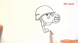 Как нарисовать горохострел | Plants vs Zombies