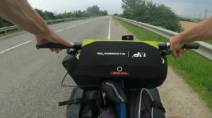 Серия 25. Велопутешествие 2023 "Направление ЮГ".  Дорога "Славянск-на-Кубани" - Крымск. Велодальняк