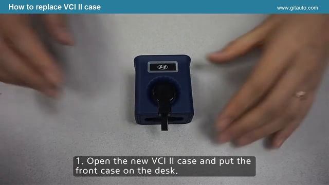 [GIT Diagnosis tool][GDS mobile/KDS]How to Replace VCI II Case - Hyundai смотреть онлайн