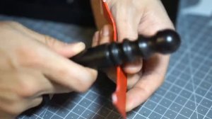 [Leather Craft] Making a handmade card wallet / Free PDF pattern