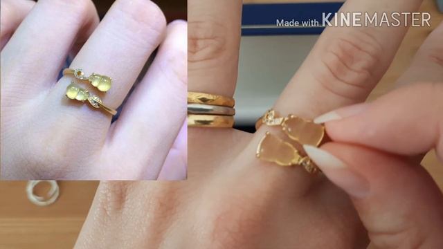 Кольца 2 АлиЭкспресс жадеит #Aliexpress 925 серебро нержавейка распаковка