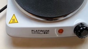 Настольная электроплитка PLATINUM ELECTRIC PU23  ISRAEL