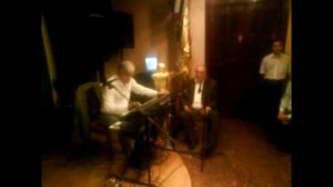 Игорь Мирзоян кларнет и Сурен Керопян клавишный в ресторане "У Филина"(Москва) 2009г