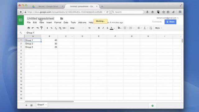 Google Sheets: Rename a spreadsheet tutorial
