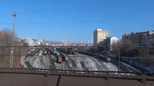 Владивосток. Эгершельд. Вид с моста.