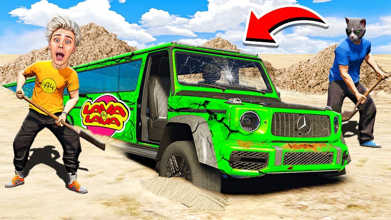 ОТКОПАЛ САМЫЙ ДЛИННЫЙ ГЕЛИК ЛИМУЗИН ВЛАДА А4 ЛАВА ЛАВА И ПРОКАЧАЛ ЕГО ГТА 5 МОДЫ МУРКА