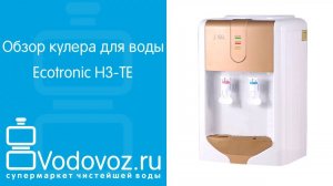 Обзор кулера для воды Ecotronic H3-TE