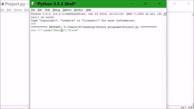 Understanding Python(Step by step guide for complete NOVICE) (4  String To List To String Operator)