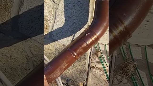 Соединение трубы с помощью пластиковой бутылки и фена смотреть онлайн