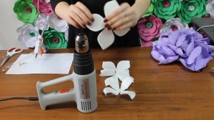 МК гортензия из изолона для фотозоны. Большие цветы. Цветы из изолона. Hortensia diy